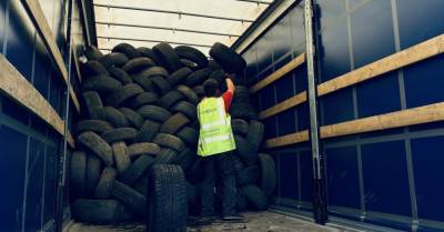Жители Латвии сдали 76 тонн шин