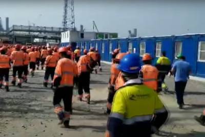 Рабочие-мигранты устроили беспорядки на Амурском заводе «Газпрома»