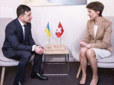 Зеленский и президент Швейцарии совершат совместную поездку на Донбасс