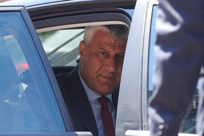 Обвиненный в сотне убийств президент Косова прибыл в Гаагу на допрос