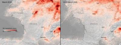 Воздух во многих городах Европы стал значительно чище — снимки из космоса