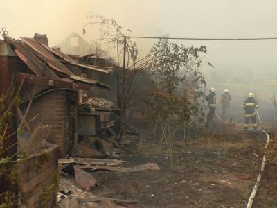 Спасателям удалось ликвидировать пожар на Луганщине