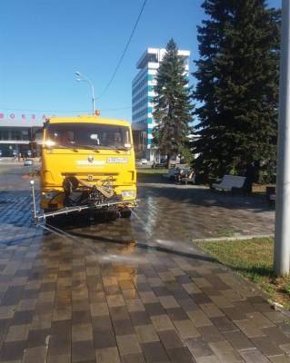 Шестой этап тотальной дезинфекции прошел в Ульяновске