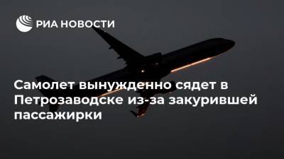 Самолет вынужденно сядет в Петрозаводске из-за закурившей пассажирки