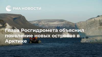 Игорь Шумаков - Глава Росгидромета объяснил появление новых островов в Арктике - ria.ru - Арктика