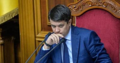 Разумков рассказал, когда депутаты могут принять законопроект о наказании за пьяное вождение