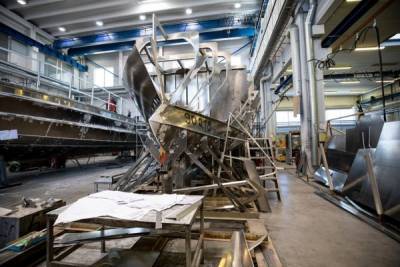 На Сааремаа строятся новые военные катера для ВМС Эстонии