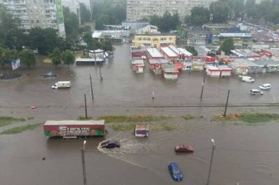 За сутки в Харькове выпало рекордное количество осадков