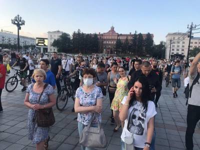 В Хабаровске четвертый день проходят стихийные митинги в поддержку Сергея Фургала