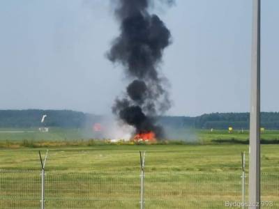 В Польше разбился легкомоторный самолет, двое погибших