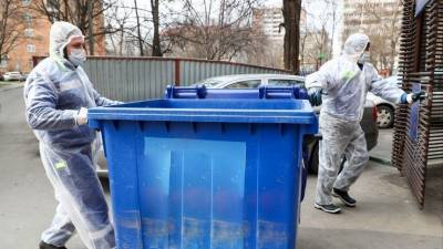 Жителя Петербурга убили и засунули в мусорный бак — видео