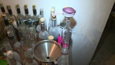 Смолянин запустил алкогольное производство у себя дома