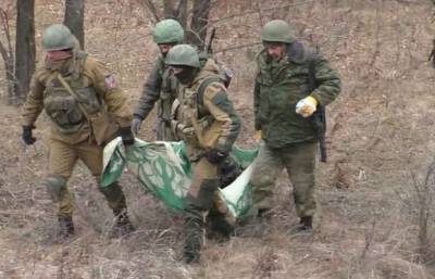 Бойцы ДНР сами эвакуировали тело погибшего от мин украинского диверсанта
