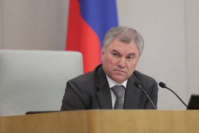 Володин предупредил украинских политиков о каре за призывы «вернуть» Крым