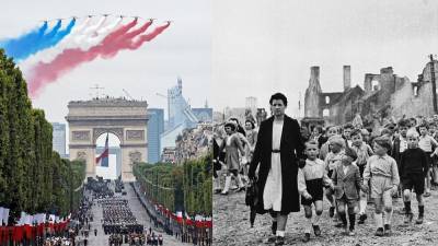 День взятия Бастилии в фотографиях: как изменился праздник за последние сто лет