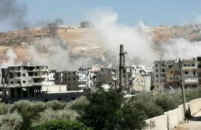 Российские военные атаковали мирный город в Сирии