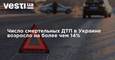 Число смертельных ДТП в Украине возросло на более чем 14%