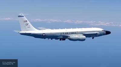 Видео перехвата разведывательного самолета США появилось в Сети