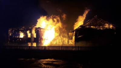 В Вологодской области загорелась сельская школа
