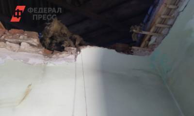 После обрушения потолка в жилом доме в Новосибирске СК возбудил дело