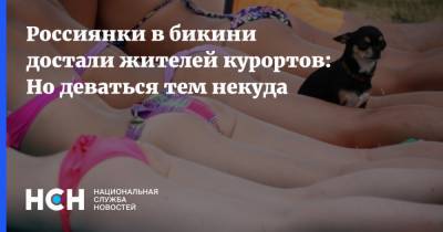 Россиянки в бикини достали жителей курортов: Но деваться тем некуда