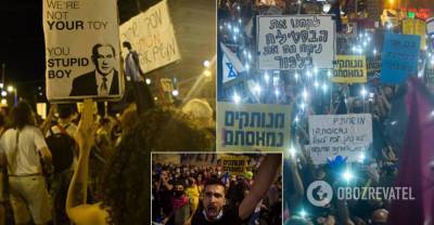 Израиль охватил массовый протест из-за коронавируса: требовали отставки премьера. Фото и видео