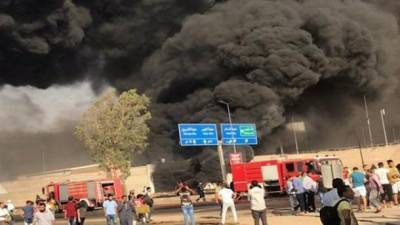 Под Каиром произошел масштабный пожар на нефтепроводе: десятки пострадавших