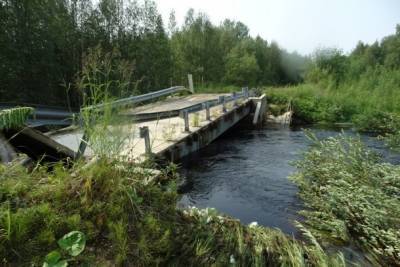 В Сосногорске возбуждено уголовное дело в связи с обрушением моста