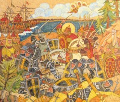 В этот день в 1240 году состоялась битва русской дружины и шведами близ места впадения Ижоры в Неву