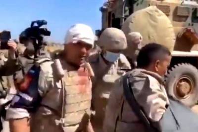 Подрыв колонны: раненые в Сирии российские солдаты попали на видео
