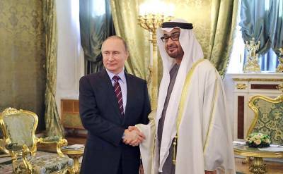 Наследный принц ОАЭ поблагодарил Путина за поставку тест-систем на COVID-19