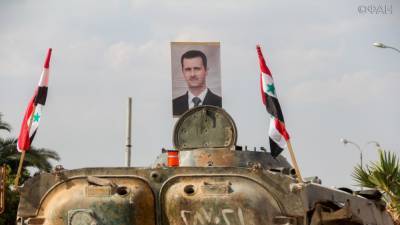В Эс-Сувейде выразили благодарность Асаду и России за мир в Сирии
