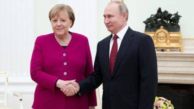 Путин и Меркель обсудили Украину, Ливию и Иран