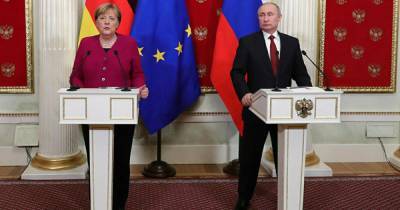 Меркель обсудила с Путиным по телефону Украину, Иран и Ливию