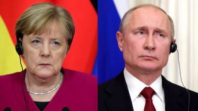 Путин и Меркель негативно отреагировали на желание Киева пересмотреть Минские соглашения