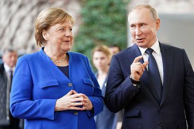 Путин и Меркель обсудили Украину и Минские соглашения