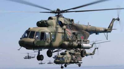 Россия подняла в воздух боевые вертолеты в районе армяно-азербайджанского конфликта