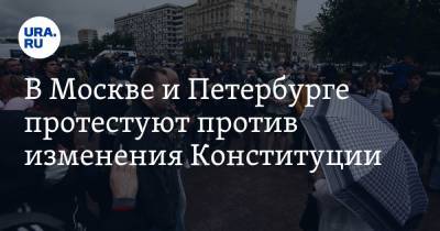 В Москве и Петербурге протестуют против изменения Конституции. ФОТО