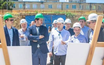 В Тбилиси началось строительство нового многофункционального центра