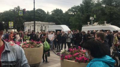 Вишневский и Резник посетили малочисленную акцию против поправок на Малой Садовой