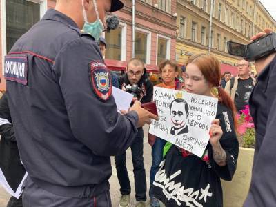 За два часа в Петербурге собрали больше тысячи подписей противников новой Конституции