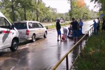 Таксист сбил пешехода на «зебре» в Краснокаменске