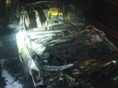 В Николаеве сгорел автомобиль главы «Нацкорпуса»: Денис Янтарь обещал найти поджигателей без полиции