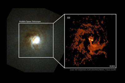 В центре галактики-призрака нашли огромный экзотический объект