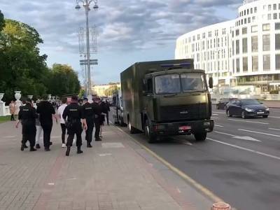 В Белоруссии за «насилие» в отношение милиционеров за решетку отправлены четыре человека