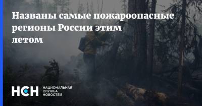 Названы самые пожароопасные регионы России этим летом