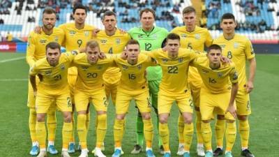 Сборная Украины удержалась в топ-25 рейтинга ФИФА