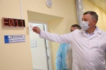 Губернатор Вологодской области посетил вновь открытую детскую поликлинику