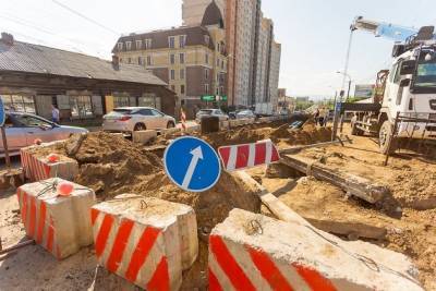 Полосу участка улицы Столярова перекроют до 10 августа из-за ремонта теплосети