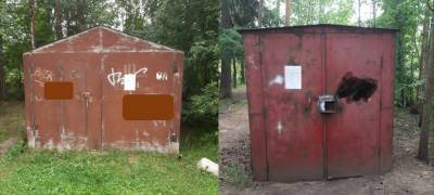 Власти Петрозаводска просят убрать два гаража на Перевалке